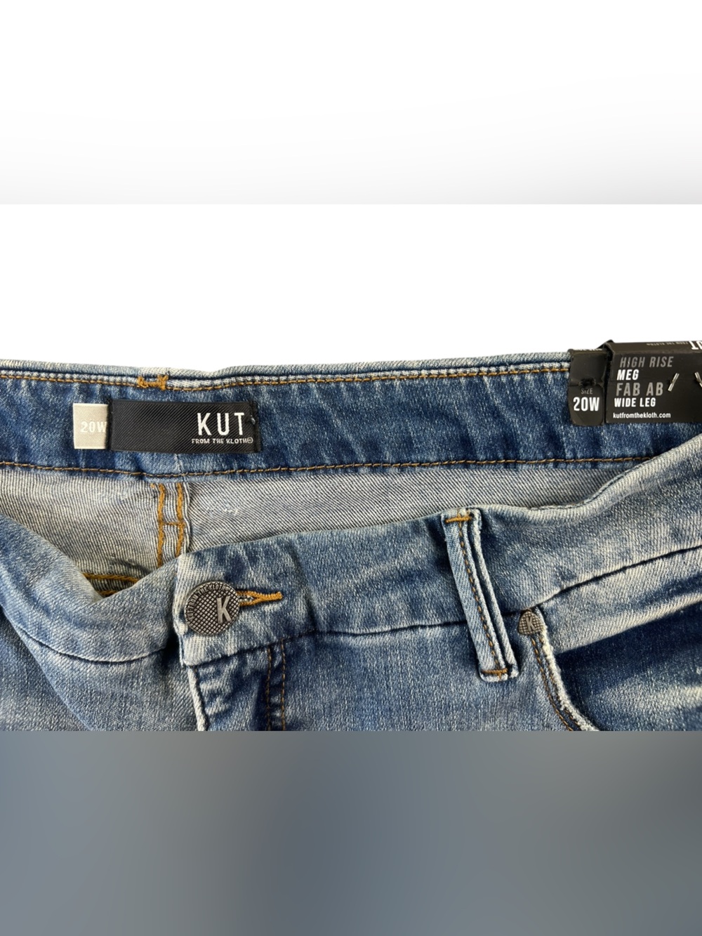 NEW KUT from the Kloth Meg High Rise Wide Leg, Plus 20W - Picture 8 of 16